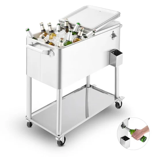 Ice cooler cart